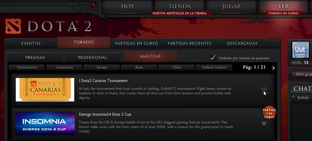 Torneo en Dota2