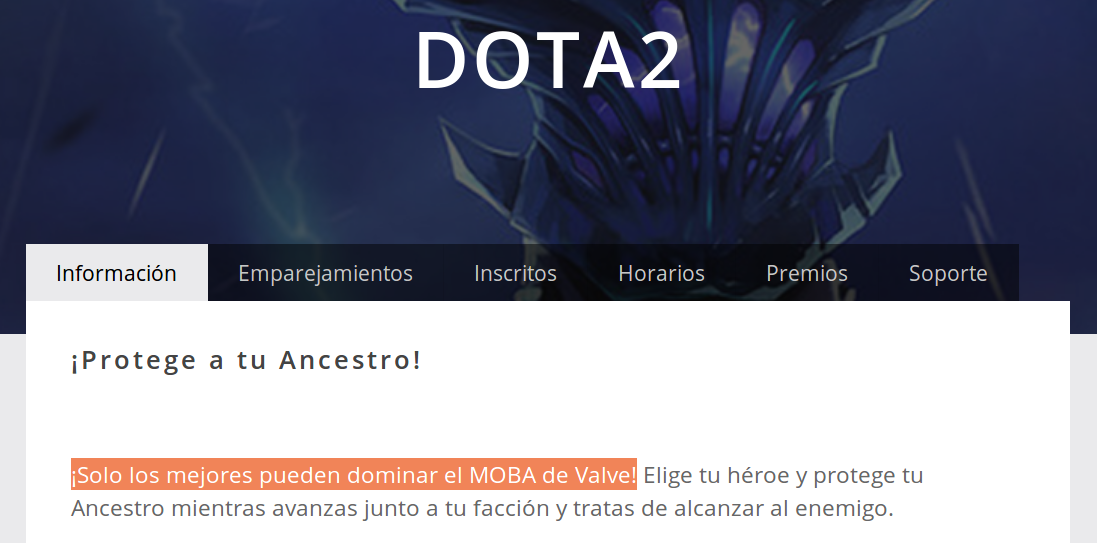 "Sólo los mejores dominan el DoTA 2" en TLP Tenerife